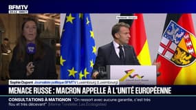Menace russe: Emmanuel Macron appelle à l'unité européenne lors de son discours en Allemagne