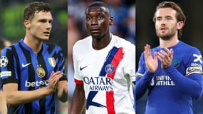 Benjamin Pavard, Randal Kolo Muani et Ben Chilwell (illustration)