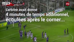 La décision litigieuse d'un arbitre qui stoppe un match et avorte un contre à trois contre un