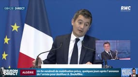 Quand Gérald Darmanin rigole... devant ses propres citations sur RMC