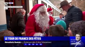 Un an après la tempête Alex, le père Noël et ses lutins en visite à Tende