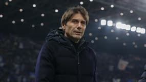 Antonio Conte lors d'Atalanta-Naples, le 18/01/2025