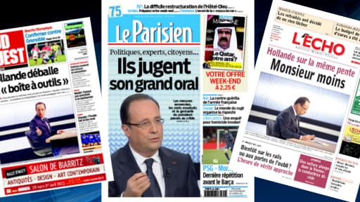 Certains quotidiens ont choisi de consacrer leur une à François Hollande.
