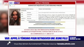 Var: les gendarme lancent un appel à témoins pour retrouver une adolescente de 16 ans