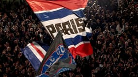 Tribune du Parc des Princes lors de PSG-Newcastle (1-1, Ligue des champions), le 28 novembre 2023