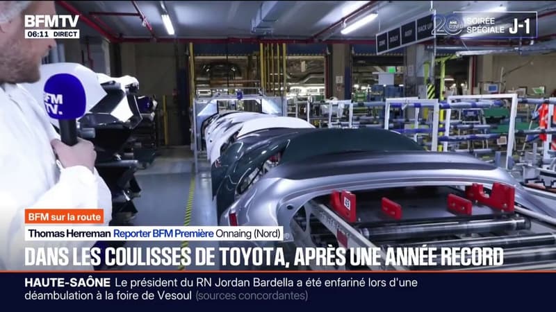 Toyota: dans les coulisses de l'une des usines après une nouvelle année record