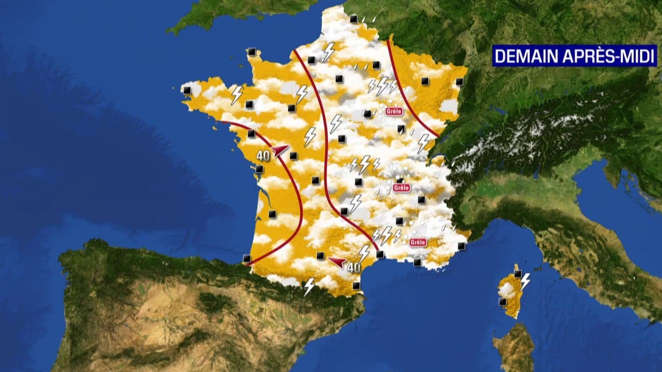 La météo du vendredi 2 septembre 2022.