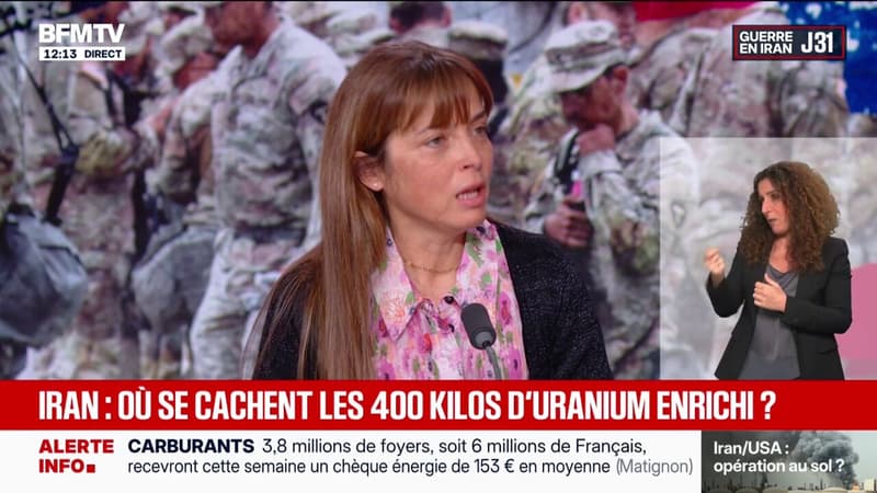 Emmanuelle Galichet, enseignante-chercheuse en physique nucléaire, explique comment est conditionné l'uranium enrichi iranien