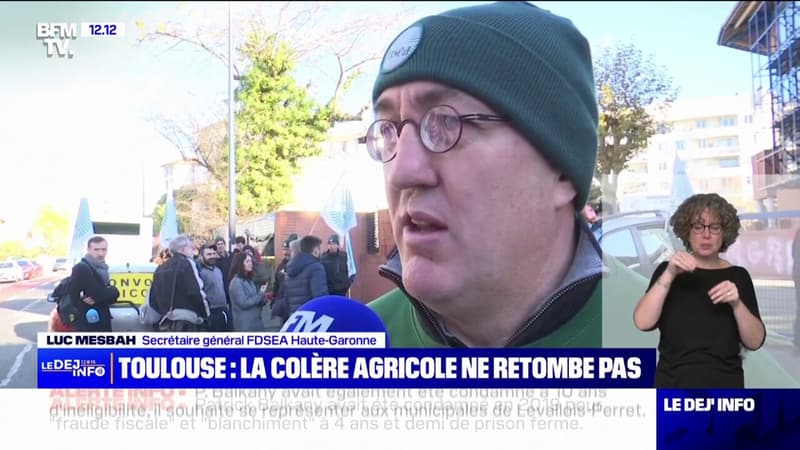 Colère agricole: à Toulouse, les agriculteurs reçus par la préfecture