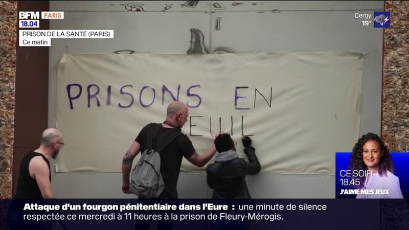 Île-de-France: une journée "prisons mortes" et une minute de silence en hommage aux agents pénitentiaires tués en Normandie