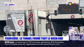Lyon: le tunnel de Fourvière fermé tout le week-end dans les deux sens
