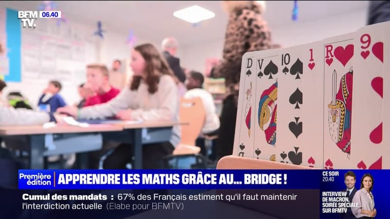 À l'école, ces enfants jouent au bridge pour apprendre les mathématiques