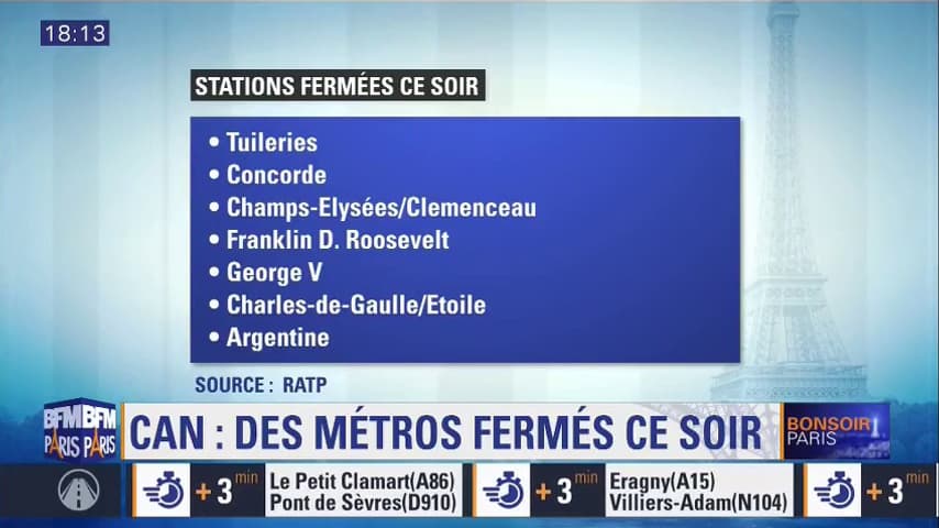 Les stations fermées ce mercredi Les stations fermées ce mercredi