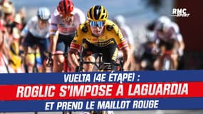 Vuelta (4e étape) : Roglic s'impose et prend le maillot rouge