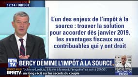 Bercy démine l'impôt à la source