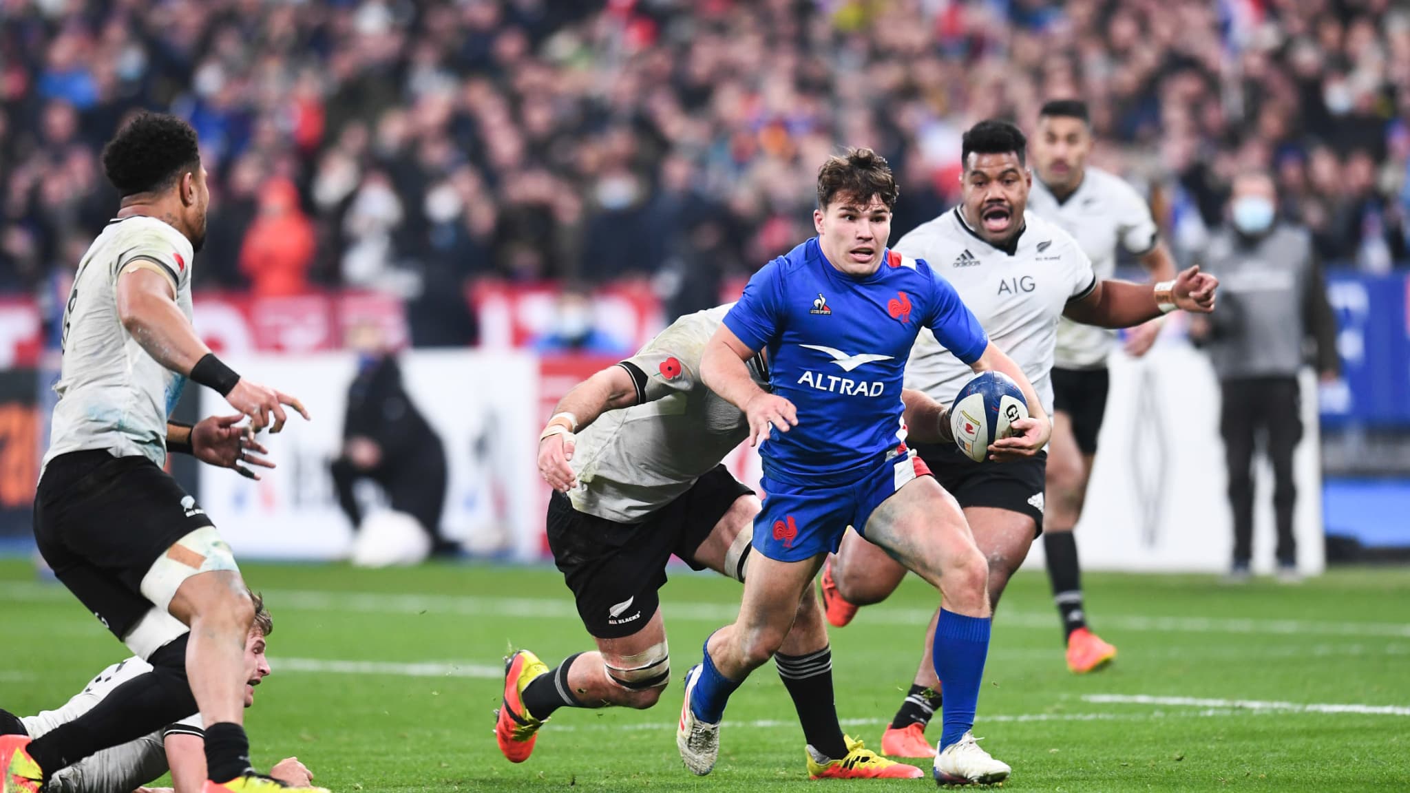 XV from France.  Antoine Dupont, French Flair, attacking play… How have the Blues been viewed in New Zealand?