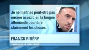 Franck Ribéry a commis une maladresse en allemand