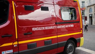 Un véhicule des pompiers à Grenoble le 26 août 2023. (Photo d'illustration)