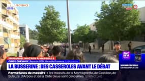 Emmanuel Macron à Marseille: une casserolade à la Busserine pour le président