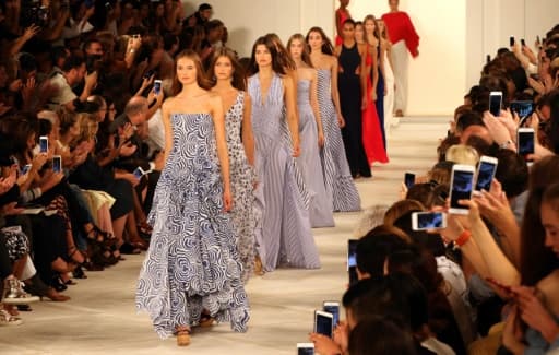 La dernière collection présentée par Ralph Lauren à New York le 17 septembre 2015