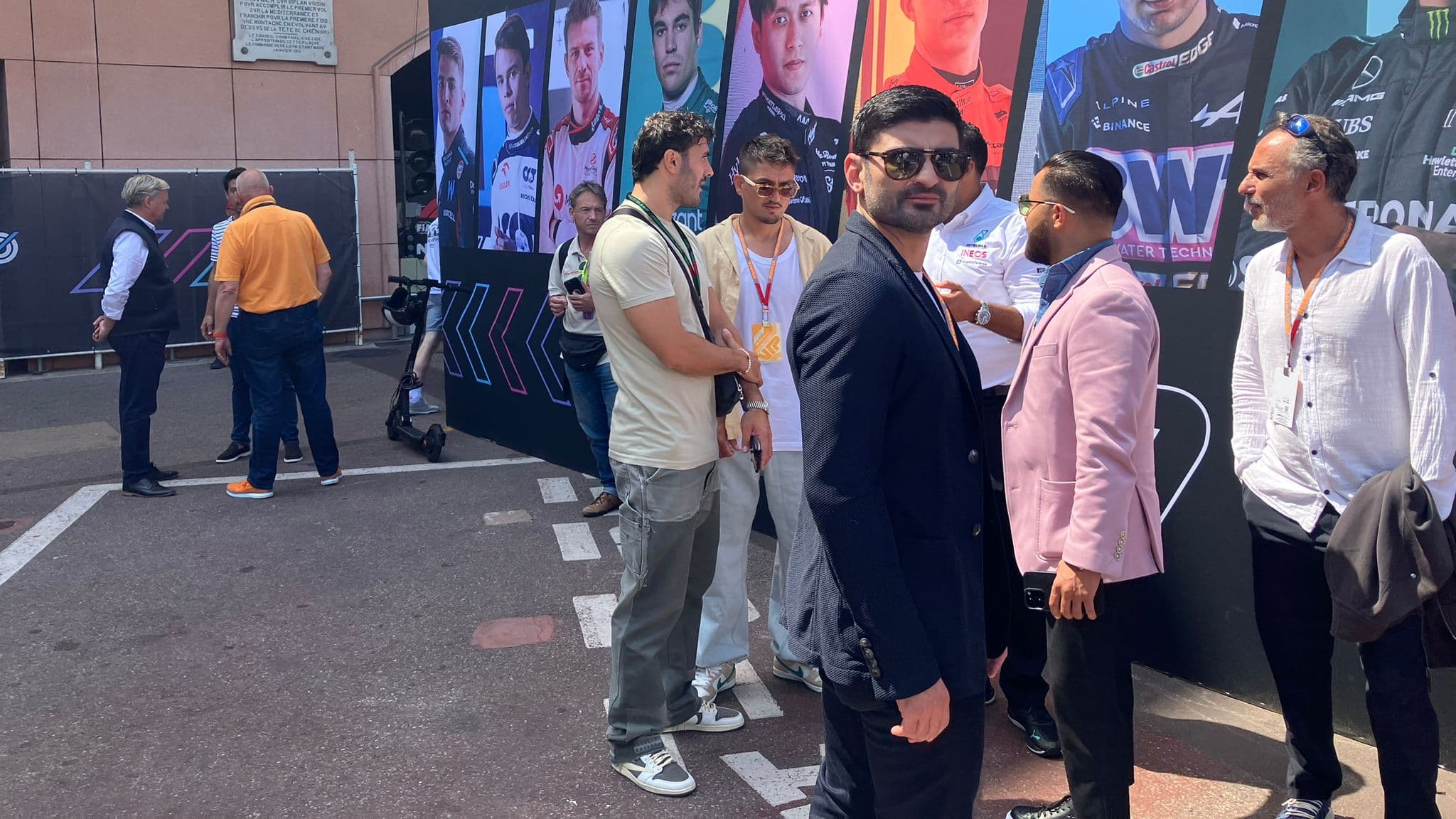 Sead Kolasinac et Cengiz Under au Grand Prix de Monaco