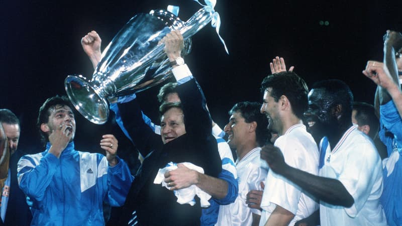 L OM soulevant la Ligue des champions 1993 1463991
