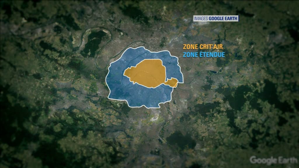 La vignette Crit'air pourrait devenir obligatoire dans la zone délimitée par l'A86. La vignette Crit'air pourrait devenir obligatoire dans la zone délimitée par l'A86.