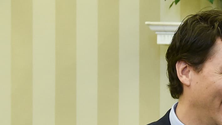 Justin Trudeau et Barack Obama à la Maison Blanche, le 10 mars 2016. Justin Trudeau et Barack Obama à la Maison Blanche, le 10 mars 2016.