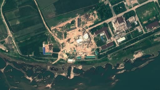 Image satellite du centre nucléaire de Yongbyon, en Corée du Nord, le 22 août 2012