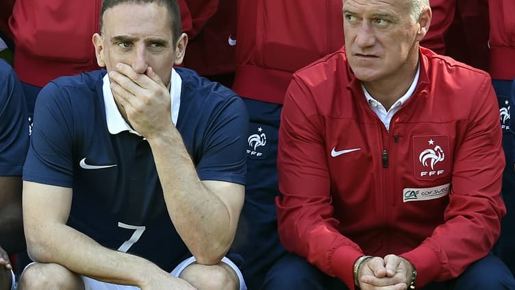 Franck Ribéry et Didier Deschamps