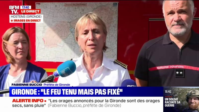 Incendies en Gironde: l'arrivée d'orages secs dans le département, 