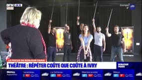 Ivry-sur-Seine: en attendant la reprise, la troupe de la comédie musicale "Merlin" travaille d'arrache-pied en coulisses