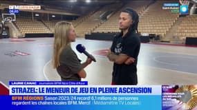 Basket: pour Matthew Strazel, joueur de l'AS Monaco, "l'objectif est d'avoir plus de temps de jeu en Euroleague"