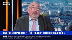 BFM éco : Une prescription de "télétravail" au lieu d'un arrêt ? - 03/11