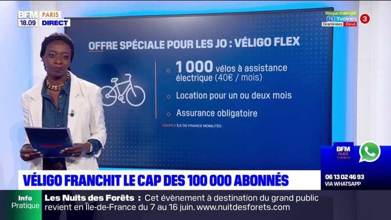 Île-de-France: Véligo franchit le cap des 100.000 abonnés