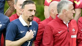 Franck Ribéry à Clairefontaine.