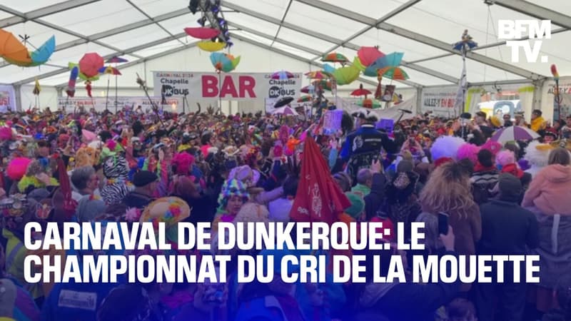 Carnaval de Dunkerque: Samuel, le gagnant du championnat du monde du cri de la mouette réagit après sa victoire