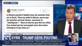 Syrie: Donald Trump défie Vladimir Poutine