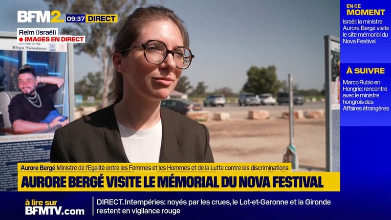 Hommage à Ilan Halimi: "Qu'on se souvienne toujours de sa mémoire", plaide Aurore Bergé en Israël