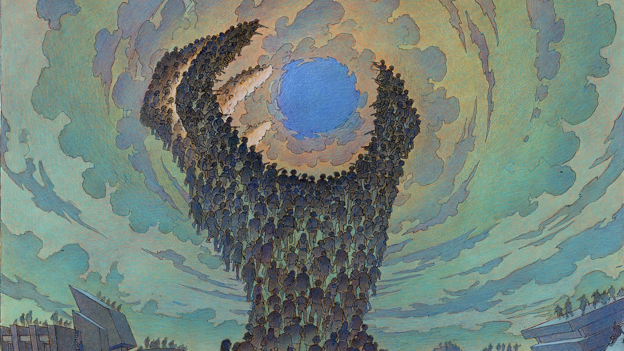 L'hydre imaginée par la Red Team de l'AID (illustration de Francois Schuiten) L'hydre imaginée par la Red Team de l'AID (illustration de Francois Schuiten)