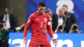 Cristiano Ronaldo célèbre un de ses buts lors du match Portugal-Ouzbékistan au Mondial, le 23 juin 2026