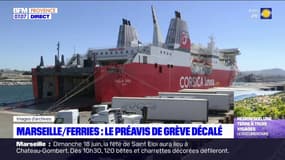 Marseille: un préavis de grève déposé par les marins de la Corsica Linea