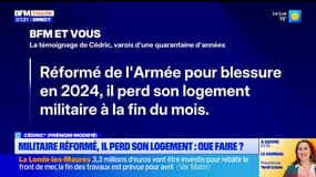 BFM Var et vous: le témoignage d'un militaire réformé qui va perdre son logement