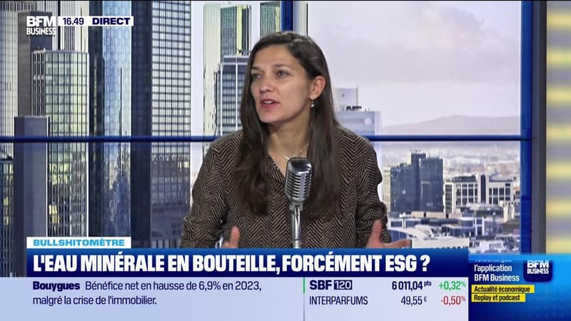 Bullshitomètre : L'eau minérale en bouteille, forcément ESG ? - FAUX répond Léa Dunand-Chatellet - 27/02