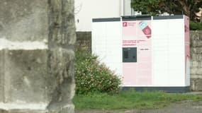 Les caisers Mondial Relay à Orvault, dans la Loire-Atlantique.