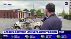 Adolescent mort à Nanterre: des violences ont éclaté à Hem et Roubaix