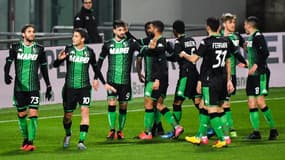 Les joueurs de Sassuolo, le 9 mars 2020