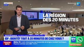 Valérie Pécresse souhaite construire le projet d'une région où chaque Francilien se situe à moins de 20 minutes des services, commerces, transports en commun ou encore d'emplois