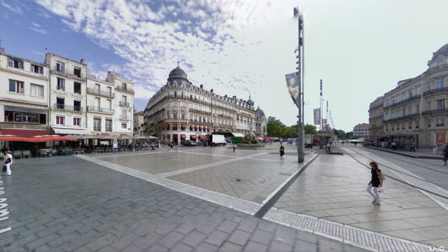 La place de la Comédie, à Montpellier.