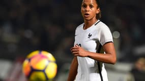 Marie-Laure Delie avec les Bleues en 2017